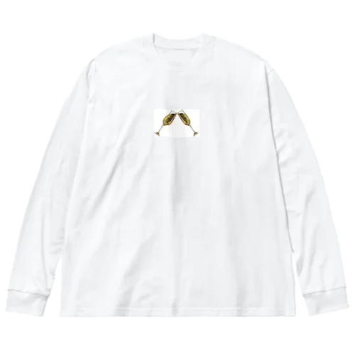 シャンパン乾杯 Big Long Sleeve T-Shirt