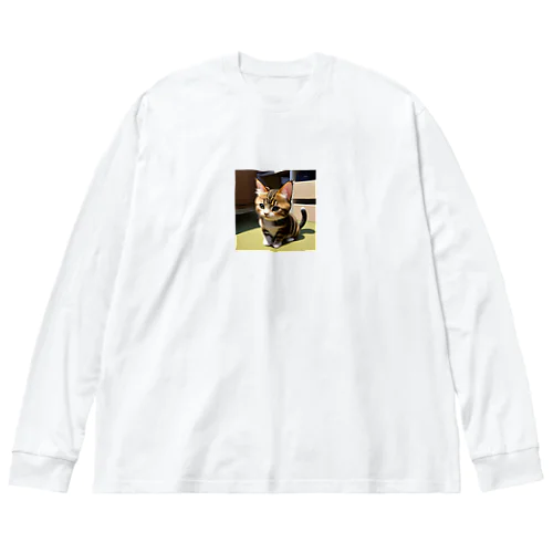 子猫 Big Long Sleeve T-Shirt