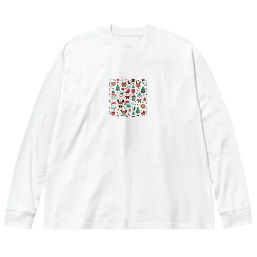 可愛いクリスマスグッズ　 Big Long Sleeve T-Shirt