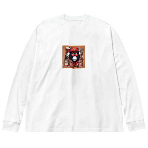 猿人ロック ビッグシルエットロングスリーブTシャツ