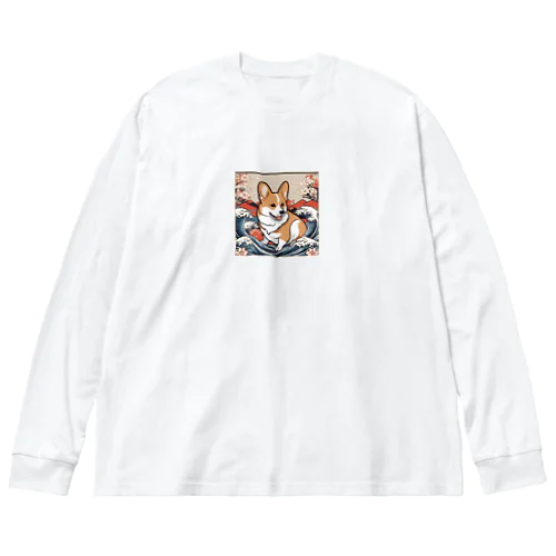 絵巻の犬小町 2 Big Long Sleeve T-Shirt