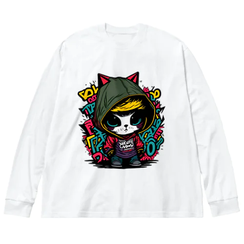 ちびネコ Big Long Sleeve T-Shirt