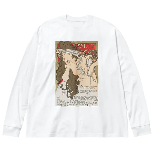 サロン・デ・サン by Alfons Mucha ビッグシルエットロングスリーブTシャツ