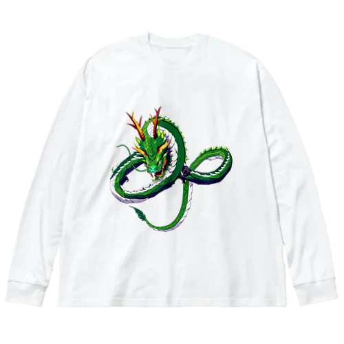 金運の龍 Big Long Sleeve T-Shirt