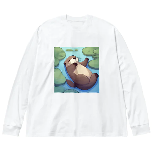 フニャフニャカワウソくん Big Long Sleeve T-Shirt