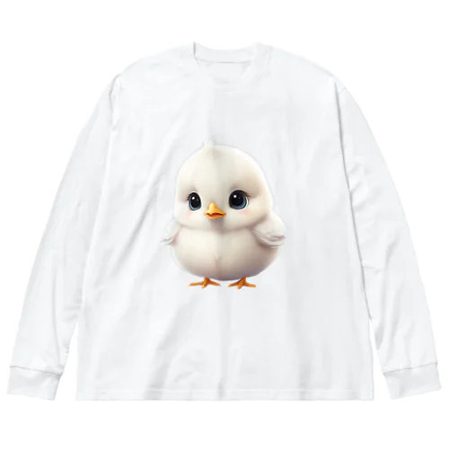 ひよこシャツ ビッグシルエットロングスリーブTシャツ