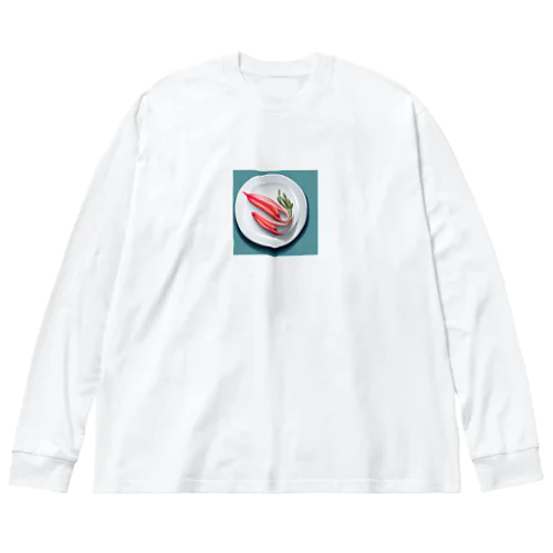 「海のデリカテッセン」 Big Long Sleeve T-Shirt