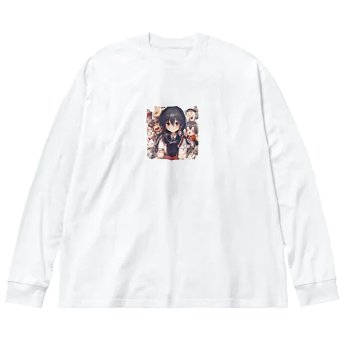 萌え萌え ビッグシルエットロングスリーブTシャツ