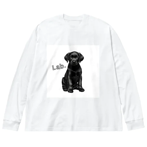 黒Lab.グッズ ビッグシルエットロングスリーブTシャツ