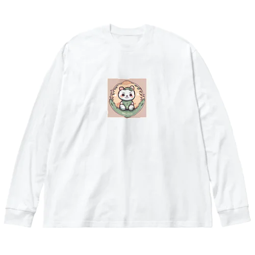 可愛いスラン ビッグシルエットロングスリーブTシャツ