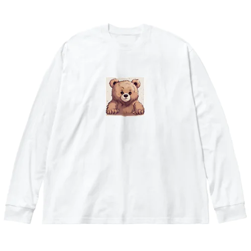 クマさん ビッグシルエットロングスリーブTシャツ