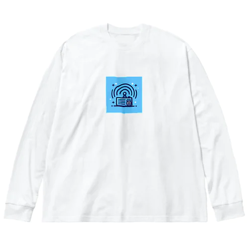 「電波に浸る私たちの心」 Big Long Sleeve T-Shirt