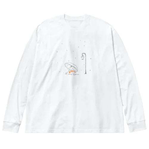 スノーマンとメリークリスマス Big Long Sleeve T-Shirt