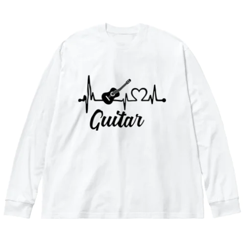 Hearts Guiter ビッグシルエットロングスリーブTシャツ