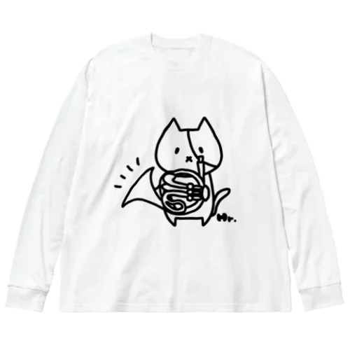 ホルン猫 Big Long Sleeve T-Shirt