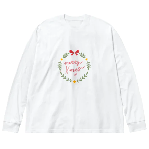 メリークリスマス Big Long Sleeve T-Shirt