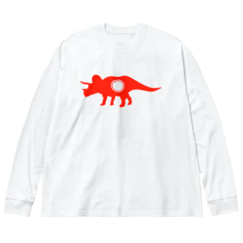 Dinosaurs monogram4 ビッグシルエットロングスリーブTシャツ