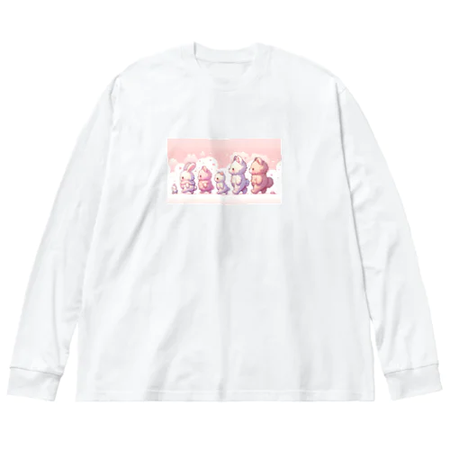 とことこアニマル ビッグシルエットロングスリーブTシャツ