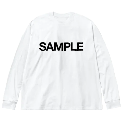 SAMPLE ビッグシルエットロングスリーブTシャツ