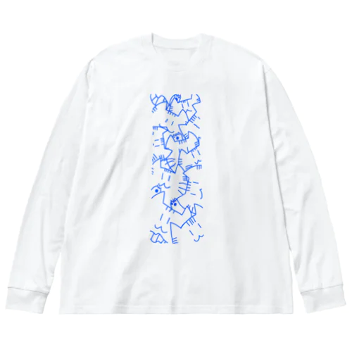 らむだらけ ビッグシルエットロングスリーブTシャツ