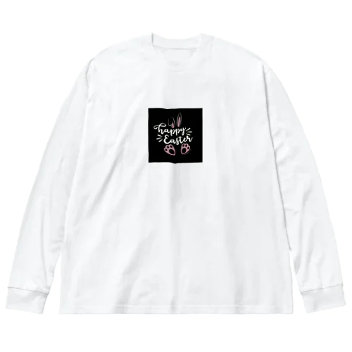 ハッピーウサギ Big Long Sleeve T-Shirt