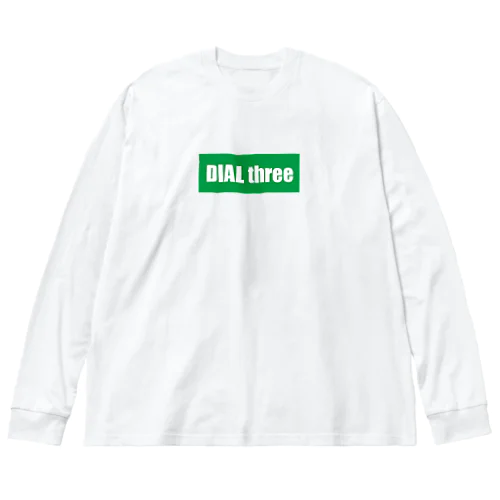 D3 ダイヤルスリー バックプリント Big Long Sleeve T-Shirt