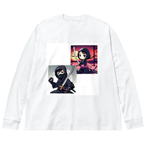 忍者　くのいち Big Long Sleeve T-Shirt