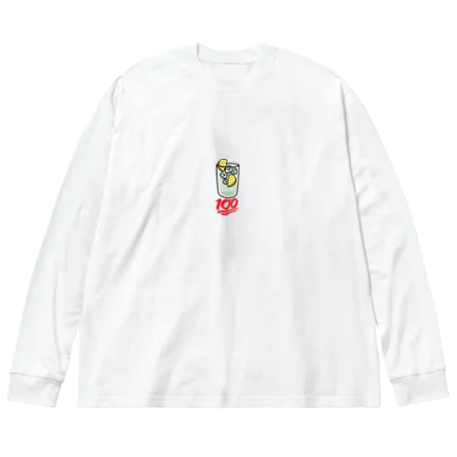 レモンサワー100点 Big Long Sleeve T-Shirt