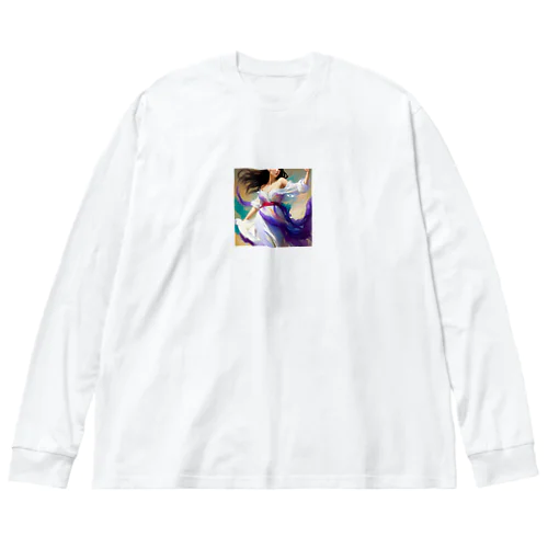 エーテルの踊り手 - Ethereal Elegance Big Long Sleeve T-Shirt