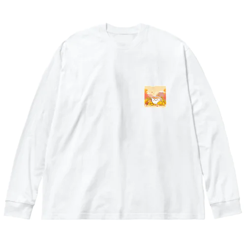 イチョウと紅茶シリーズ② Big Long Sleeve T-Shirt