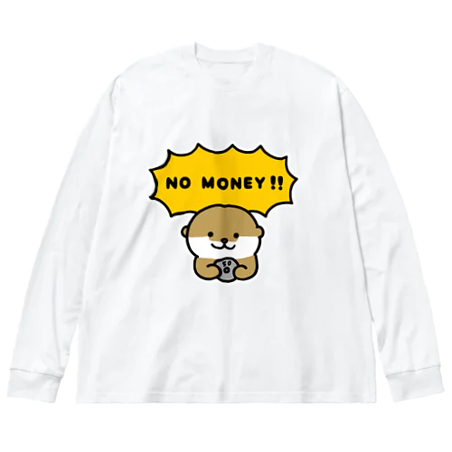 NO MONEY ビッグシルエットロングスリーブTシャツ