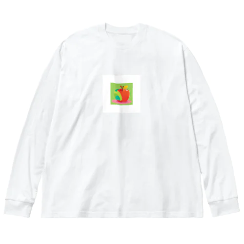 りんりんりんご ビッグシルエットロングスリーブTシャツ