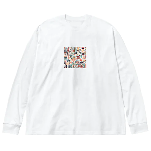 じゃぽっぷ ビッグシルエットロングスリーブTシャツ