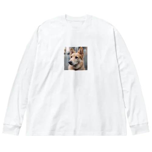 かわいい犬のイラストグッズ Big Long Sleeve T-Shirt