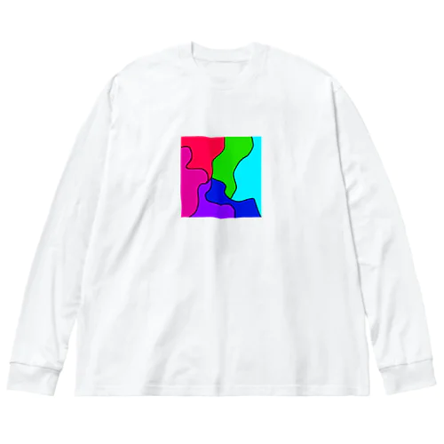 カラフル Big Long Sleeve T-Shirt