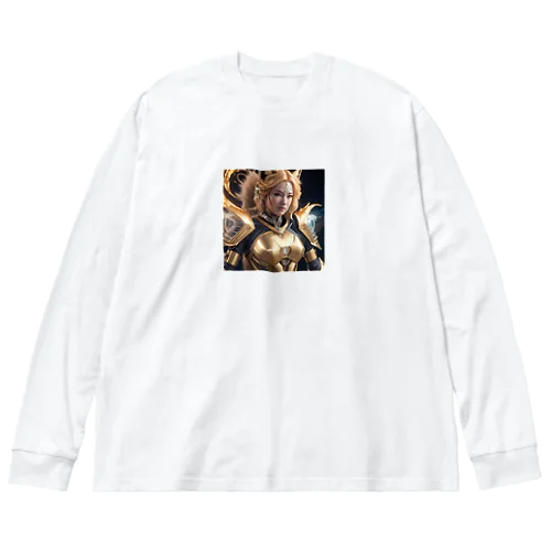 黄金狐女性戦士：永遠の光の守護者 - Golden Vixen Warrior: Guardian of Eternal Light Big Long Sleeve T-Shirt