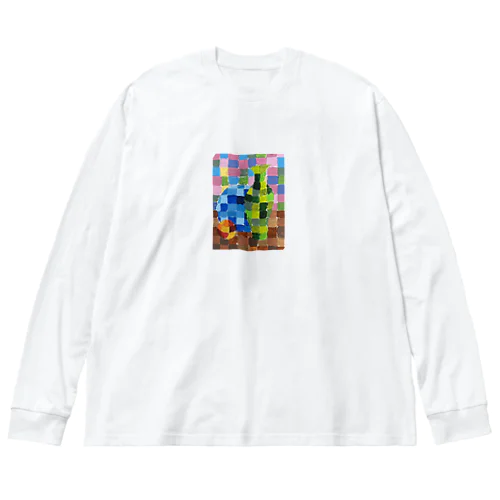 カラフルグリッド・コレクション Big Long Sleeve T-Shirt