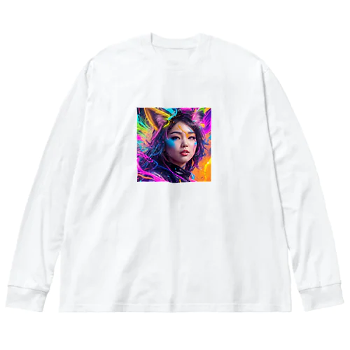 「色彩の少女の冒険 - Shikisai no Shōjo no Bōken: Adventure of the Girl from the World of Colors」 Big Long Sleeve T-Shirt