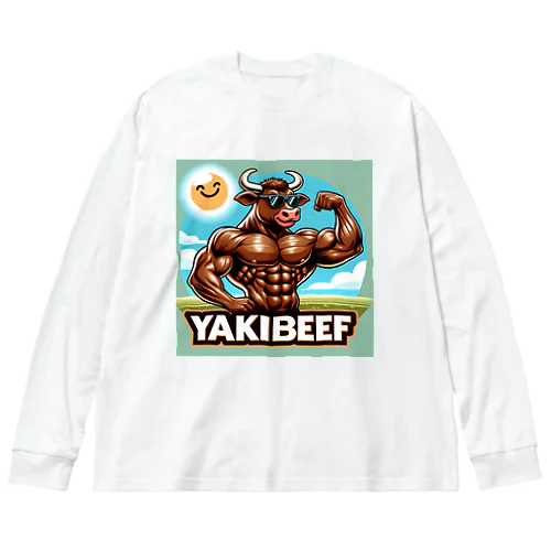 YAKIBEEF ビッグシルエットロングスリーブTシャツ