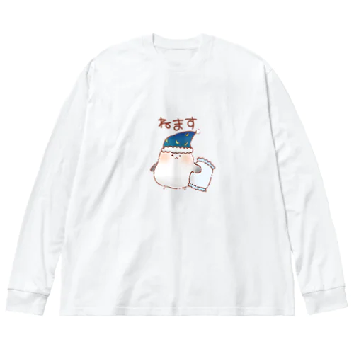 ふわふわしまえなが【ねます】 Big Long Sleeve T-Shirt