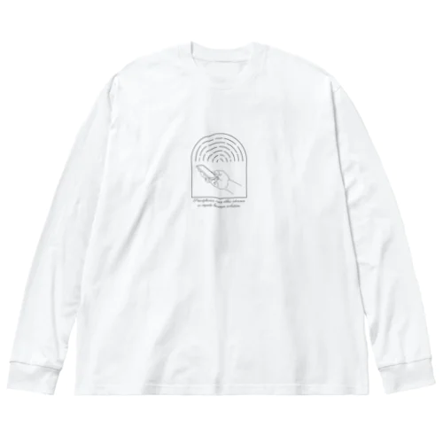 smartphone ビッグシルエットロングスリーブTシャツ