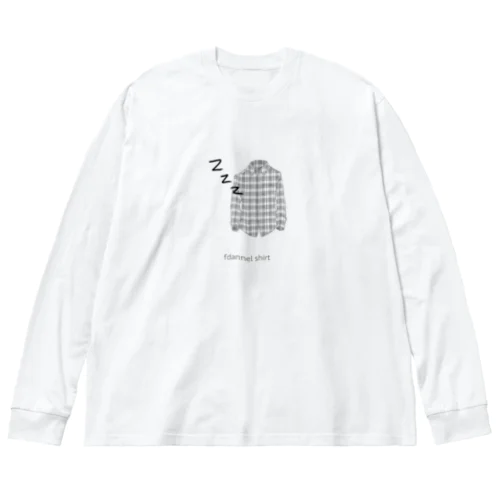 普段寝るシャツ Big Long Sleeve T-Shirt