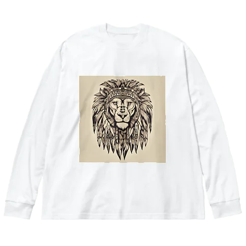 ライオンくん1号 Big Long Sleeve T-Shirt