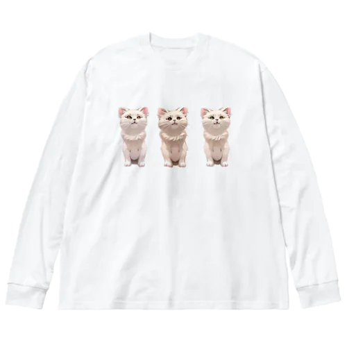 3匹が行く　シャツ Big Long Sleeve T-Shirt