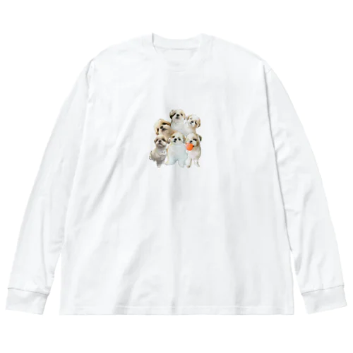 ピコ大集合 Big Long Sleeve T-Shirt