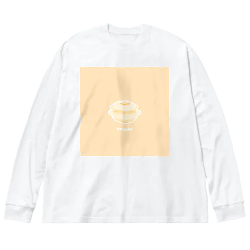 DONABE (beige) ビッグシルエットロングスリーブTシャツ