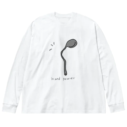 曲がってるよ？ ビッグシルエットロングスリーブTシャツ