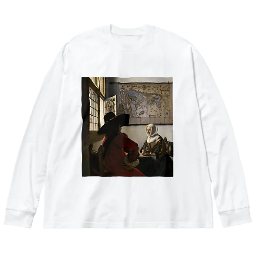 兵士と笑う女 / Officer and Laughing Girl Big Long Sleeve T-Shirt