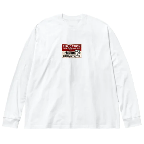 釣り　レトロテイスト1 Big Long Sleeve T-Shirt