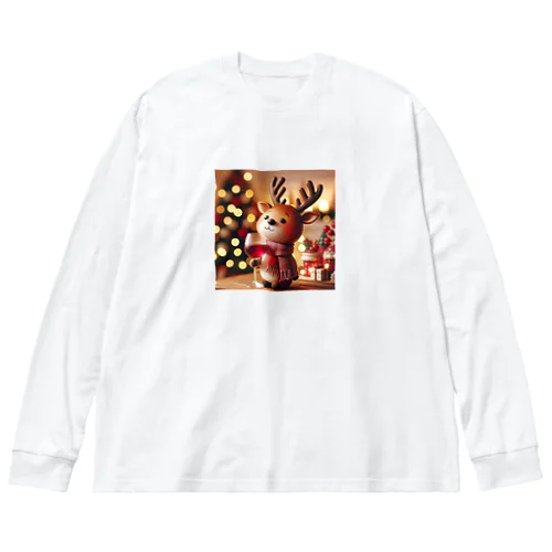 呑(どん)となかいinクリスマス　デフォルメver Big Long Sleeve T-Shirt